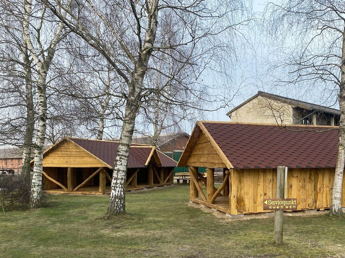 Rustic Wooden Log Gazebo Pavilion