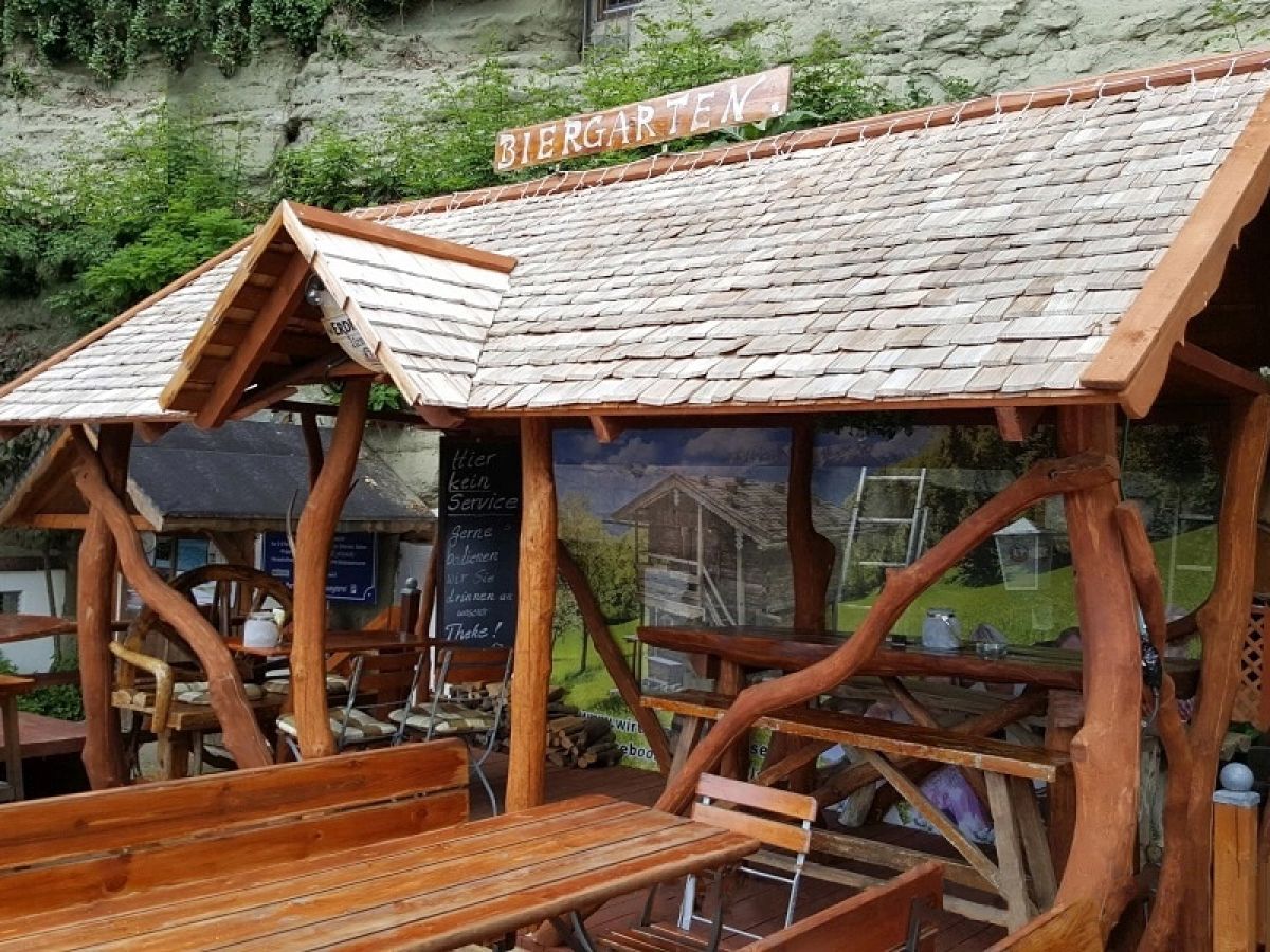 Rustic Wooden Log Gazebo